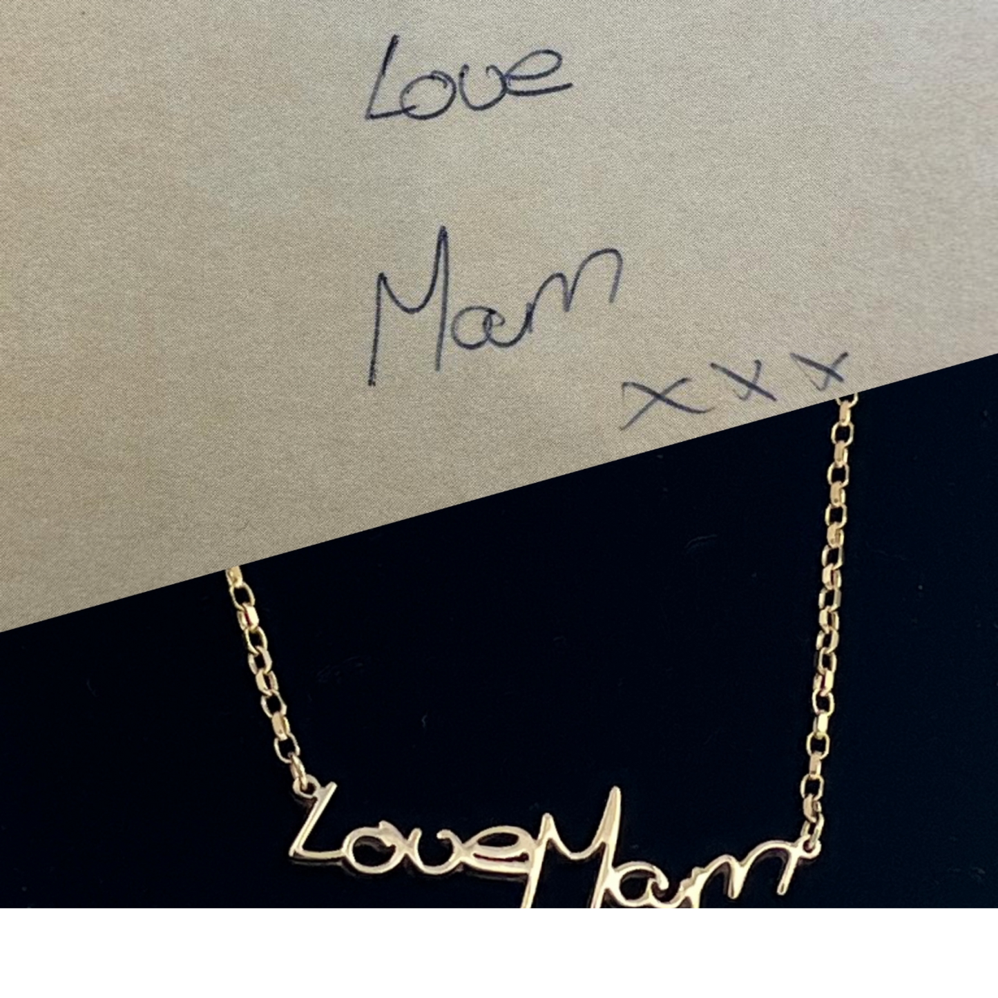 Handwriting Signature Necklace