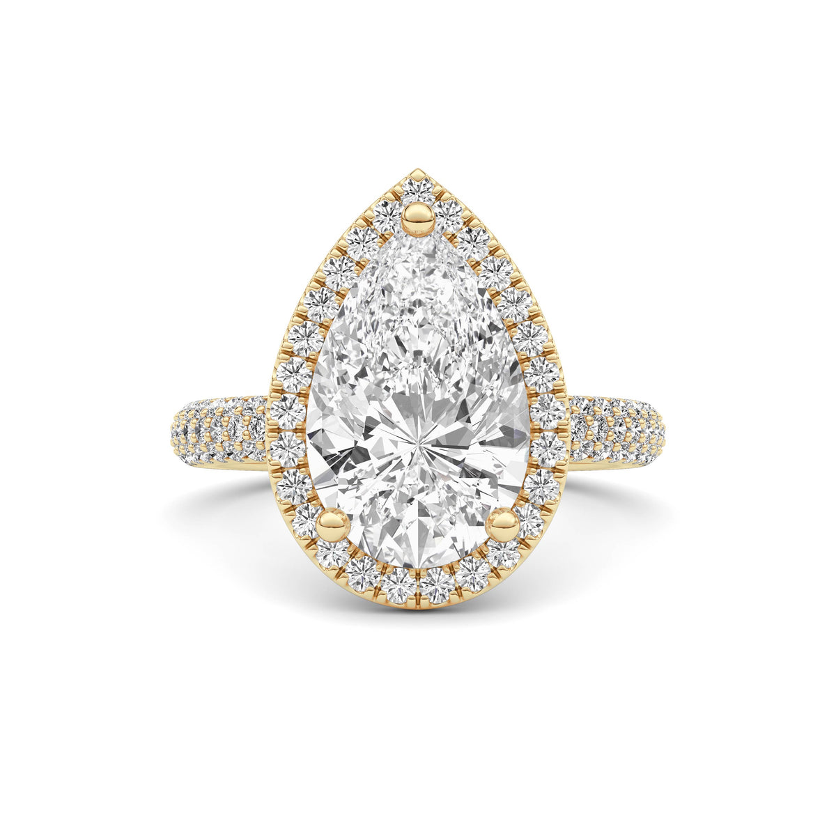 Vivienne 3ct Pear Shape Diamond ring CG253
