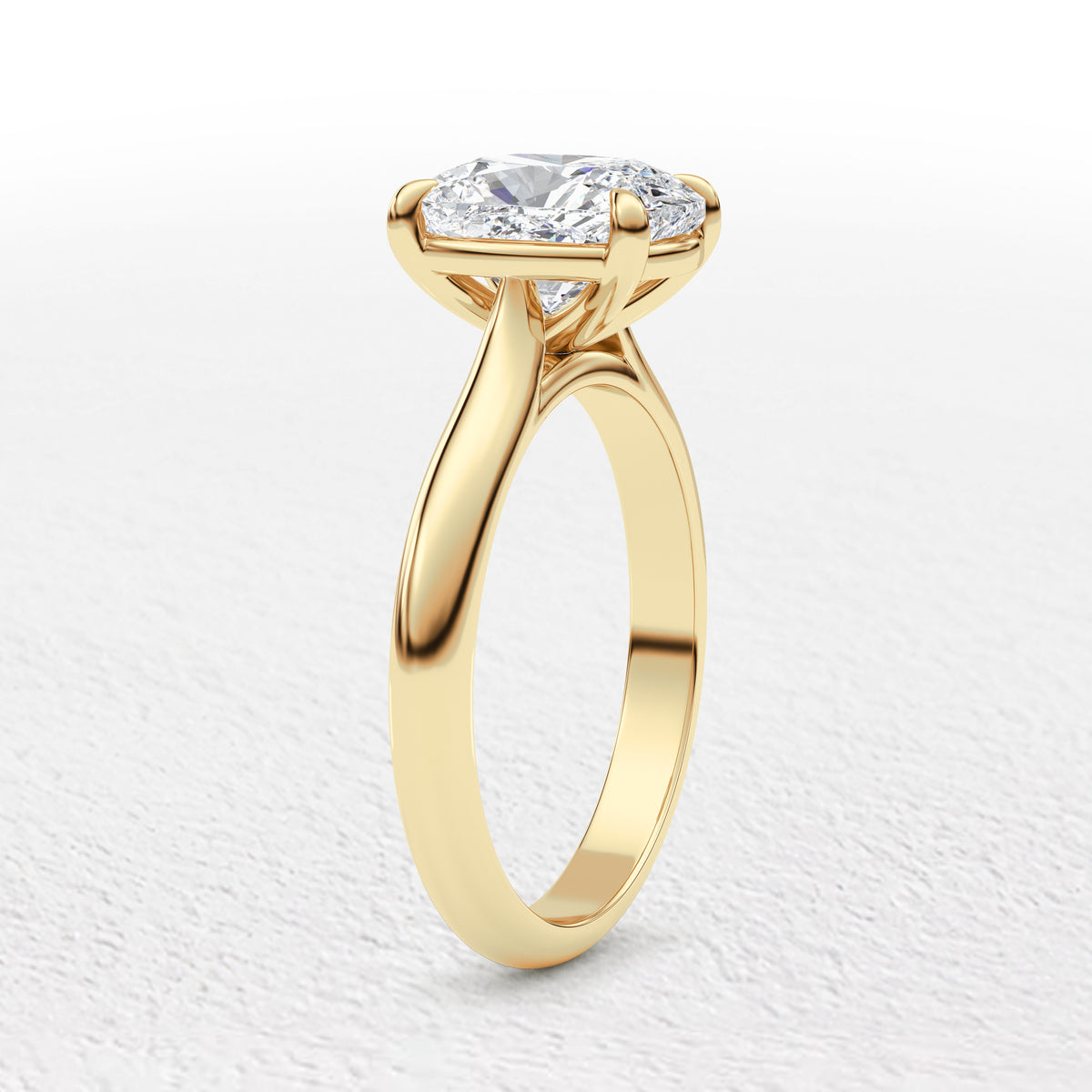 Aurora 4ct Elongated Cushion cut Diamond Ring CG293