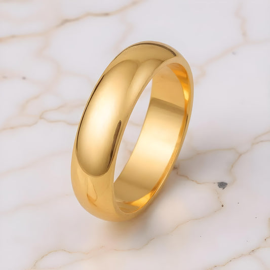 5mm D-Shape Wedding Band