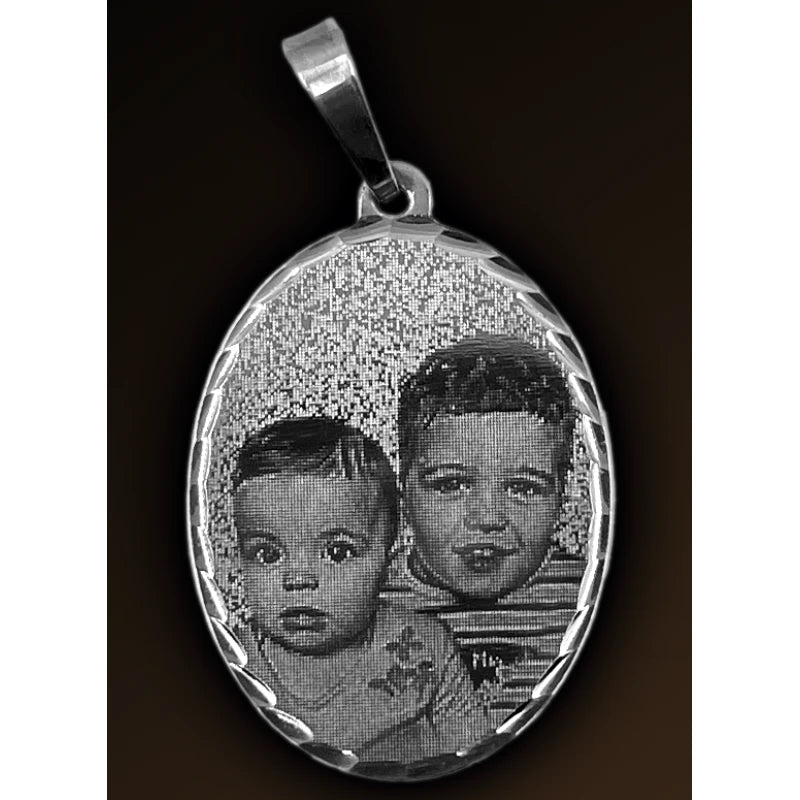 Oval Photo Pendant