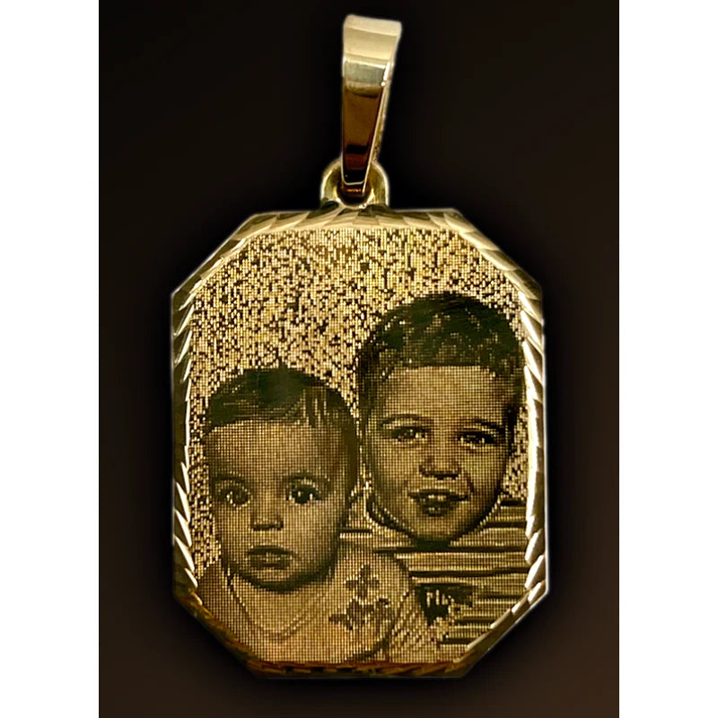 Square Photo Pendant