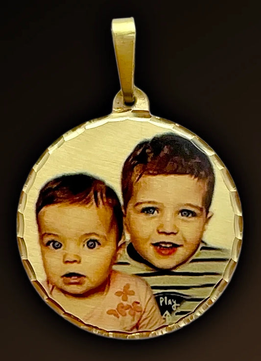 Round Photo Pendant