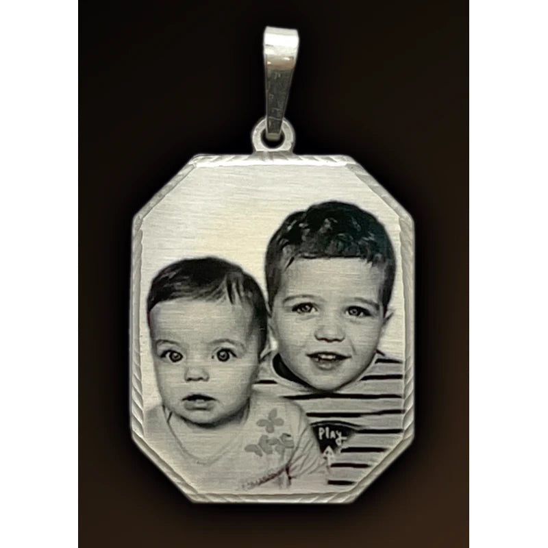 Square Photo Pendant
