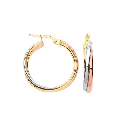 Russian Wedding 23mm Hoop Earrings