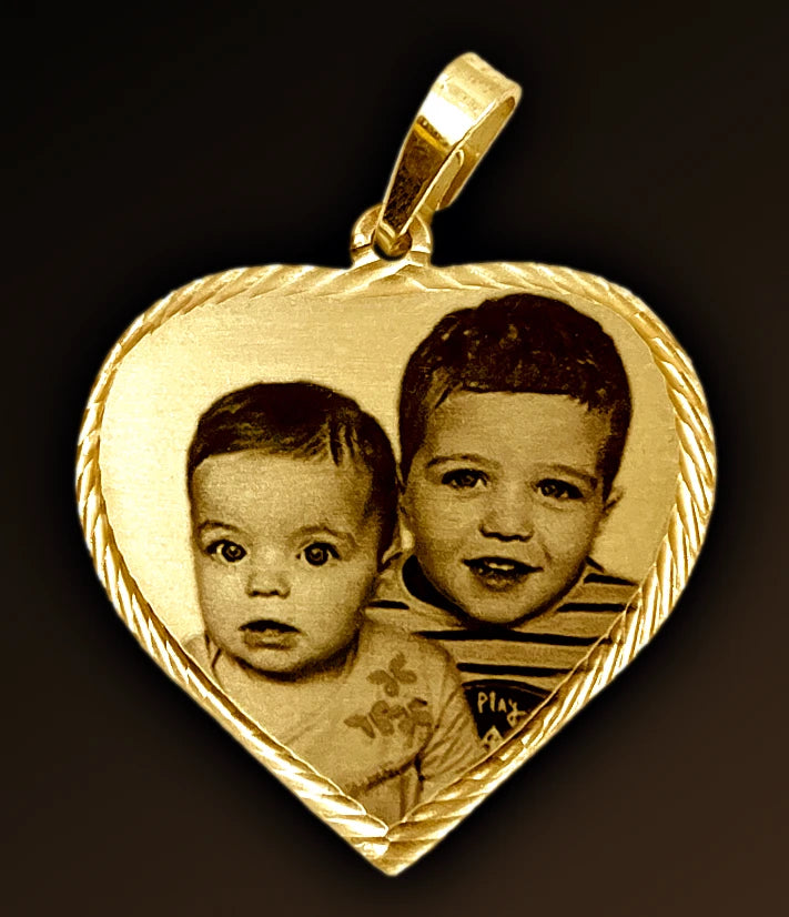 Heart Photo Pendant