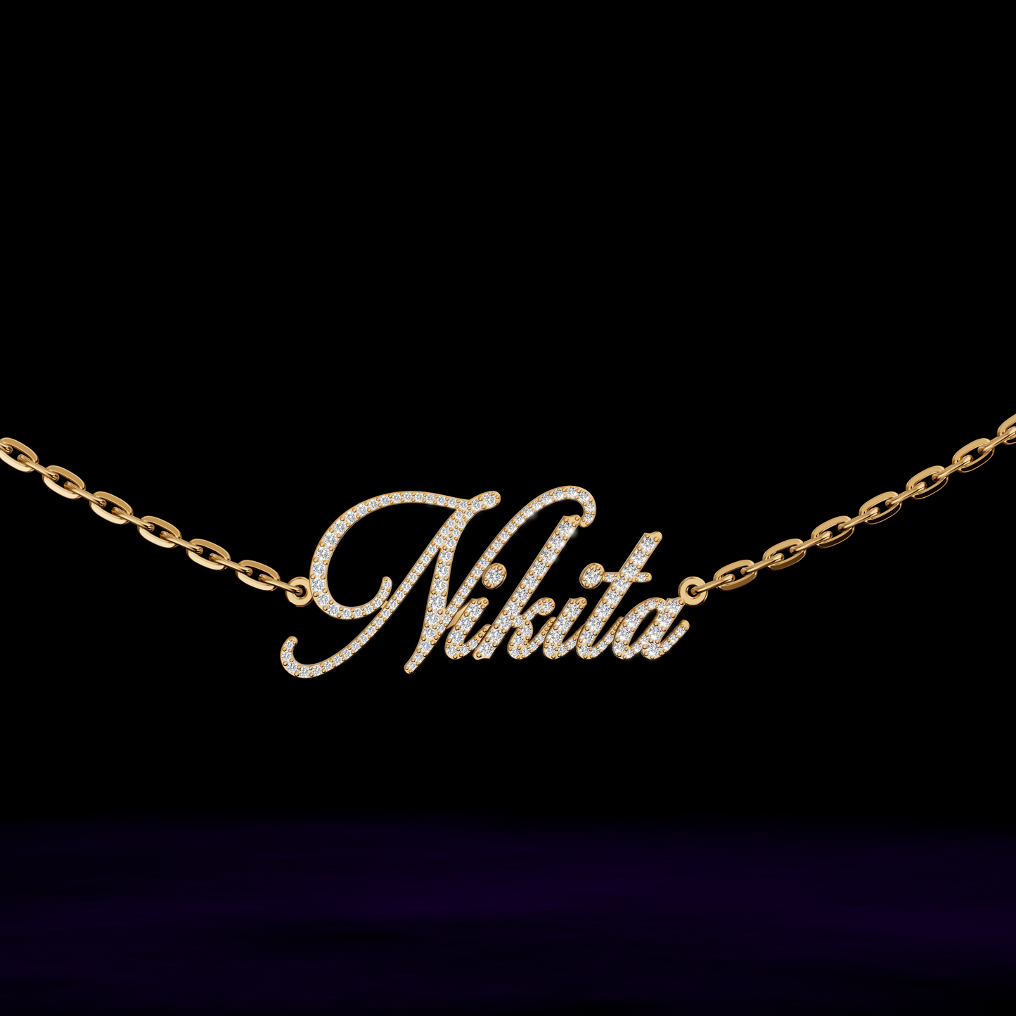 Allure Diamond Name Necklace