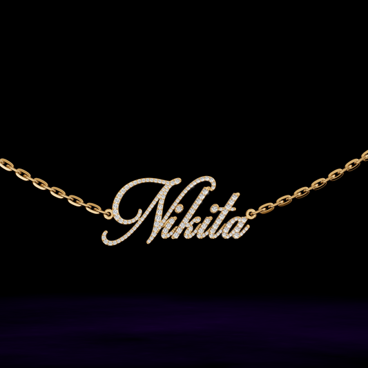Allure Diamond Name Necklace