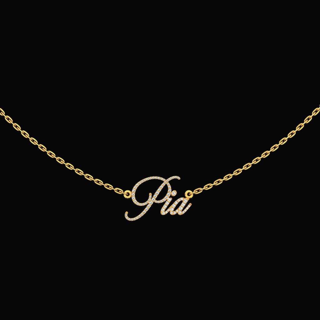 Allure Diamond Name Necklace