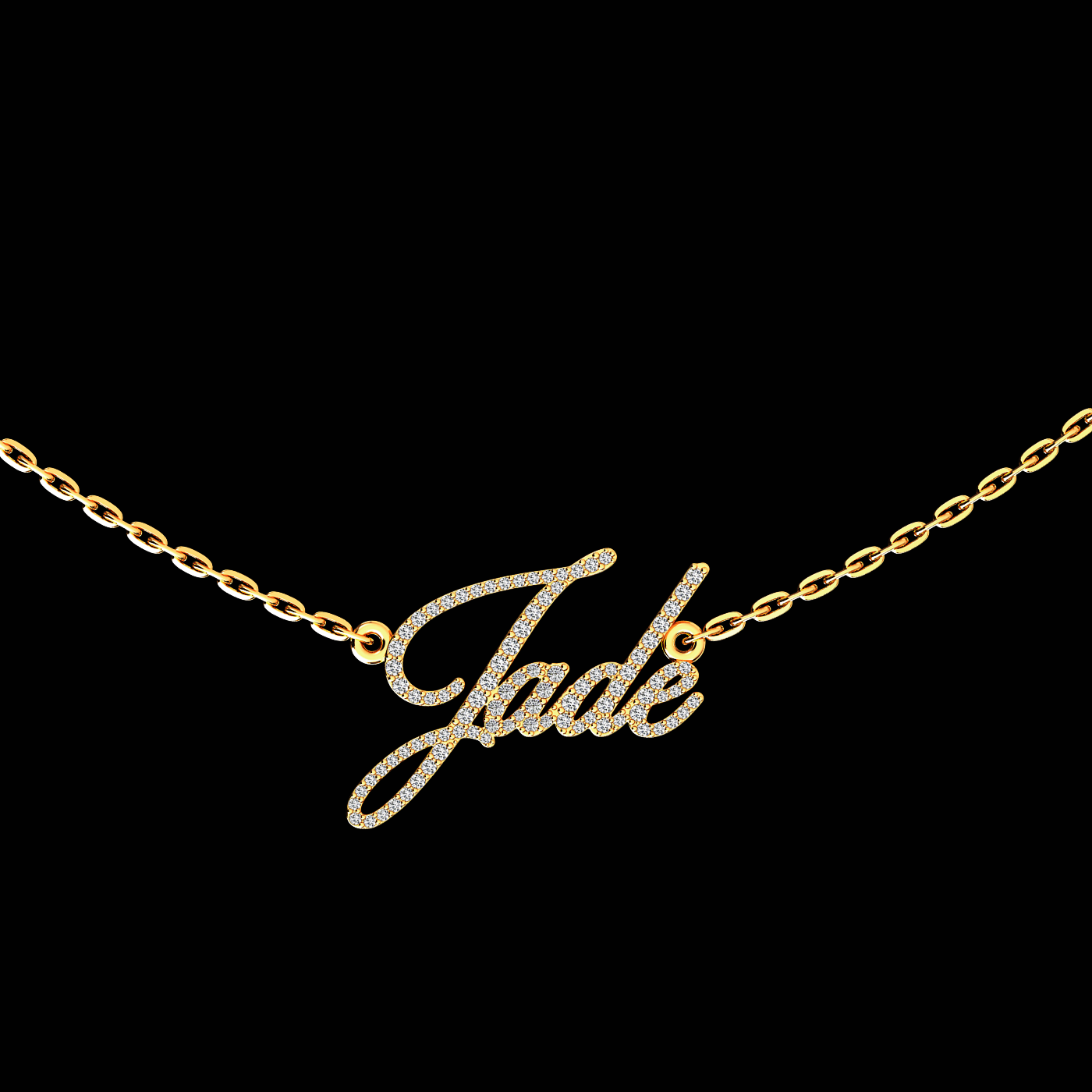 Allure Diamond Name Necklace