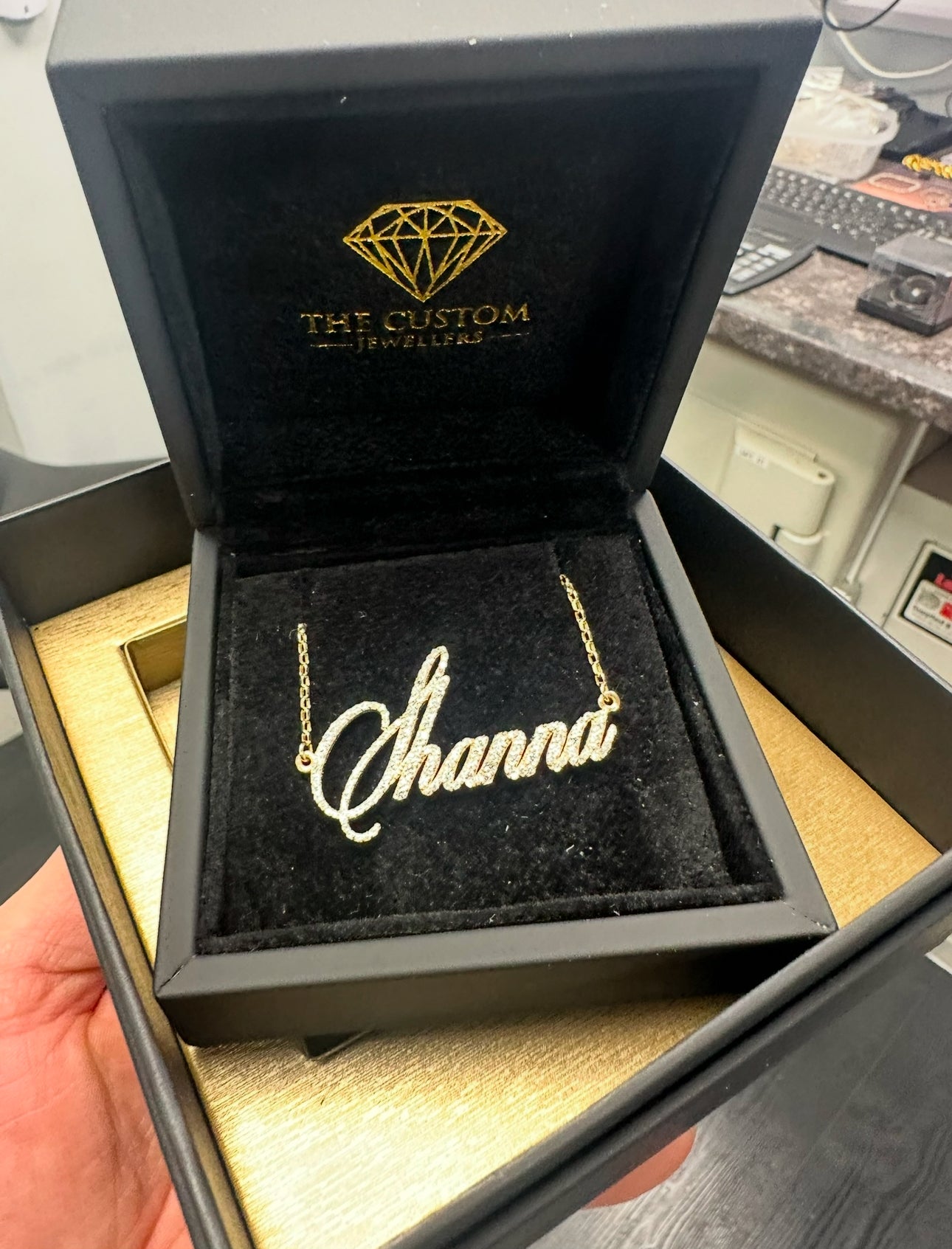 Allure Diamond Name Necklace
