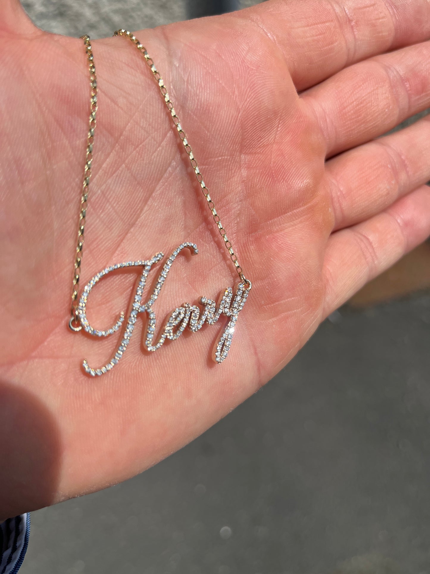 Allure Diamond Name Necklace