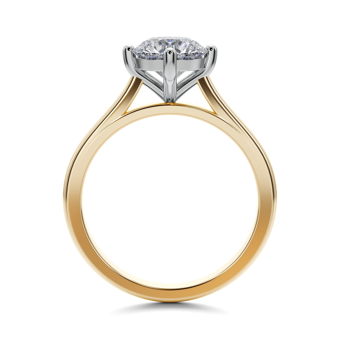 1.5ct Round Solitaire Lab Diamond Engagement Ring  25016CG213