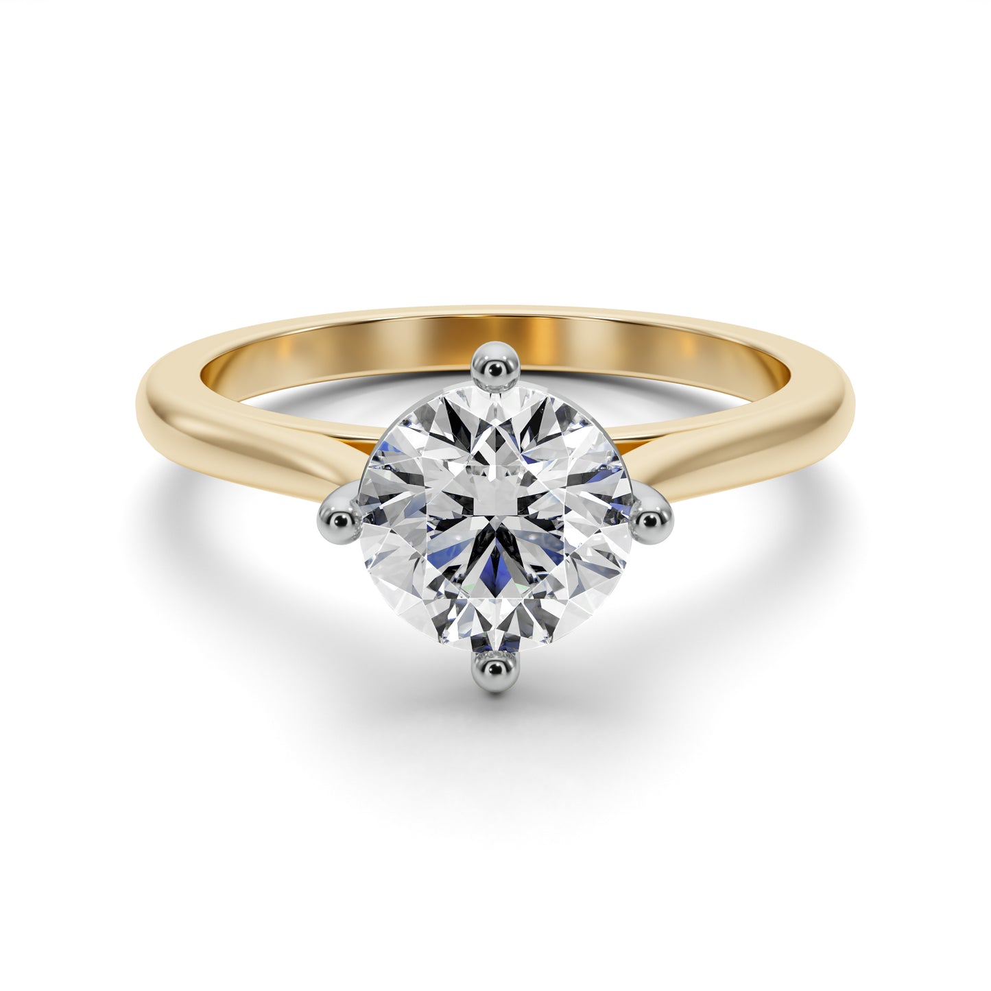 1.5ct Round Solitaire Lab Diamond Engagement Ring  25016CG213