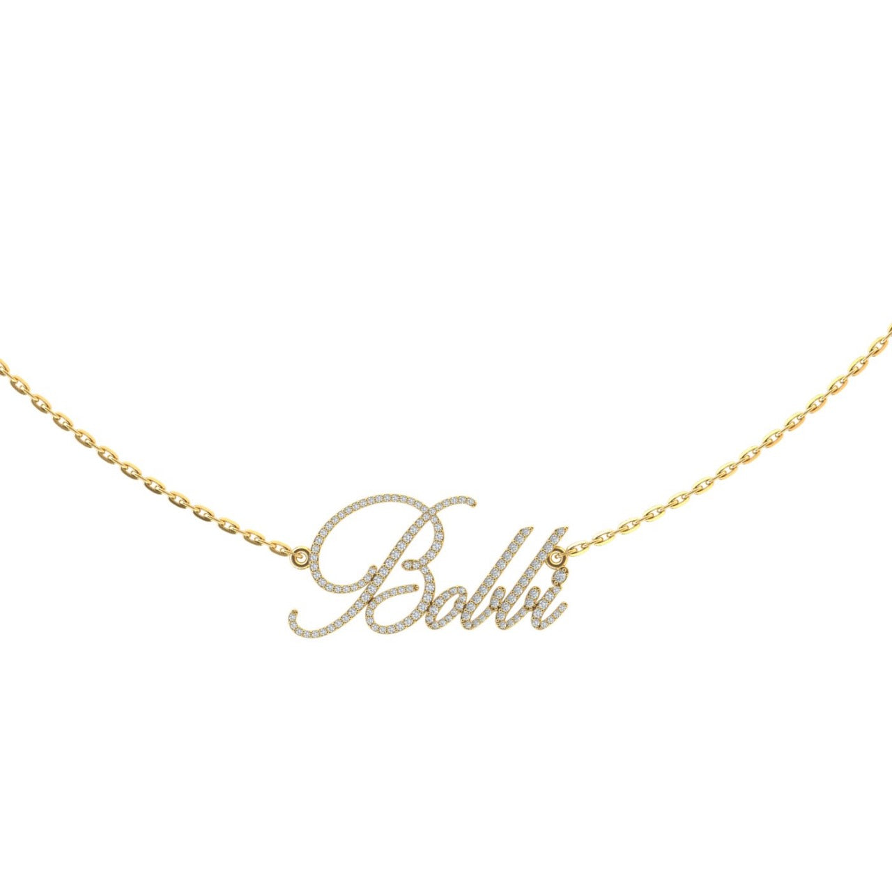 Allure Diamond Name Necklace
